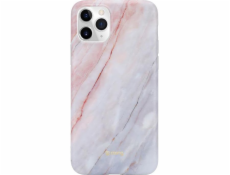 Crong Crong Marble Case Ochranné pouzdro pro iPhone 11 Pro (růžové)