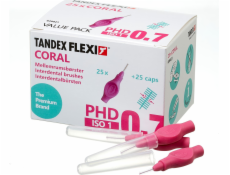 Tandex Tandex (25 ks) Zubní kartáčky Flexi Micro Fine Coral (růžové))