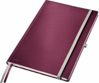 Leitz Leitz Style A4 notebook s pevnou vazbou, kostkovaný...