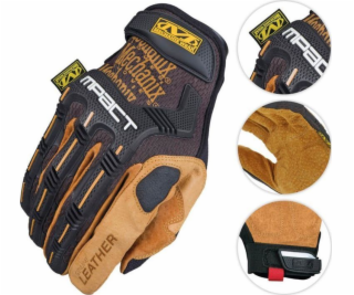 Mechanix Wear Kožené rukavice Mechanix Wear M-Pact Black-...