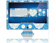 Pouzdro Nexgen Skins iMac 27 s 3D efektem skin pack (Hearts and Daisies 3D)