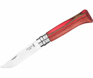 Nůž Opinel Opinel Inox Laminated Red Natural 08