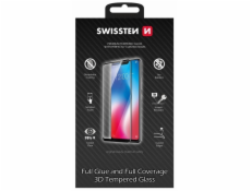 Swissten Ultra Durable 3D Full Glue, ochranné sklo pro Apple iPhone 14 Plus Black - Černé