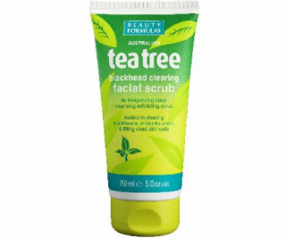 Beauty Formulas Tea Tree Čisticí pleťový peeling 150 ml