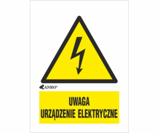 Elektrické zařízení ANRO Sign Attention 148 x 210 mm (10E...