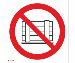 ANRO nápis Neblokujte 200 x 300 mm (IP1/C1/F)