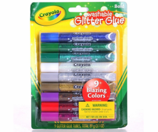 Crayola Glitter lepidlo 9 barev (580158)