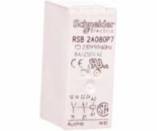 Relpol Interface relay 2P 230V AC (RSB2A080P7)