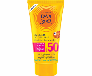 Dax Sun Sunscreen emulze pro děti a kojence SPF 50 cestov...