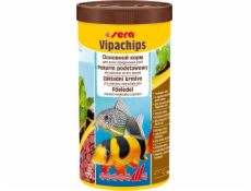 sera Vipachips Nature 1.000 ml, potápivé chipsy - základní krmivo