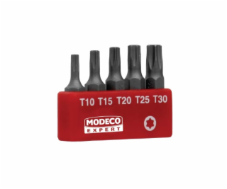 Modeco Sada bitů Torx 25mm T10-T30 5 ks. (MN-15-515)