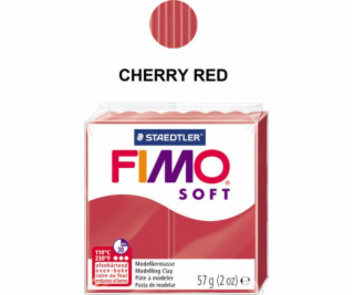 Fimo termosetová plastová hlína Měkká třešňová červená 57g