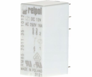 Relpol miniaturní relé 1P 12V DC PCB AgNi RM85-2011-35-10...