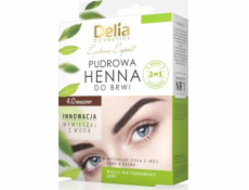 Delia Powder henna na obočí 0,4 Hnědá