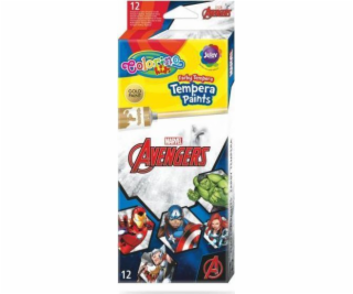 Patio Tempera barvy Colorino Kids 12 barev Avengers 12 ml