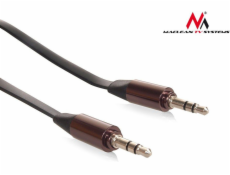 Maclean Jack 3,5mm - Jack 3,5mm kabel 1m černohnědý (MCTV-694 B)