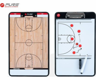 Taktická basketbalová aktovka Pure2Improve P2I COACHBOARD...