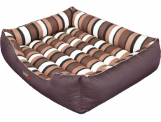 HOBBYDOG Comfort Bed - Hnědá s L popruhy