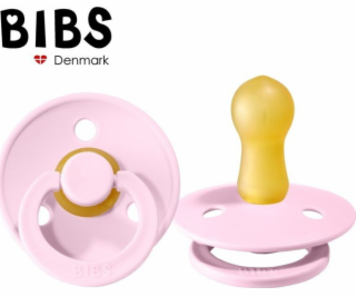 Bryndáčky BIBS BABY PINK M Hevea Gumový dudlík