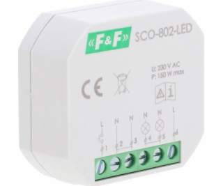 F&F SCO-802-LED stmívač osvětlení