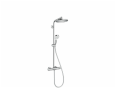 Hansgrohe Crometta S sprchový set s dešťovou sprchou a termostatickou baterií, chrom (27268000)