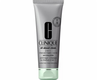 CLINIQUE_All About Clean 2-in-1 Charcoal Mask + Scrub čis...