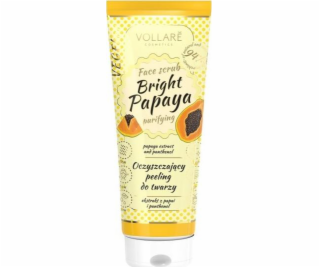 VOLLARE_Bright Papaya Face Scrub Čistící čistící obličejo...