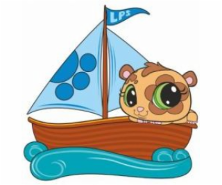 Samolepka BOO DEKORACE NA STĚNU Littlest Pet Shop