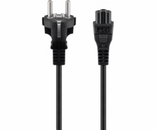 Goobay napájecí kabel C5 napájecí kabel 1m, černý 57846