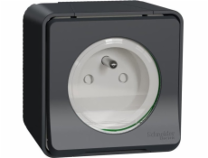 Schneider Electric Mureva Styl Socket 2P+PE antracitové šroubové svorky MUR36030