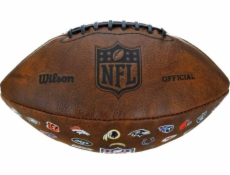 Wilson Wilson NFL Official Throwback 32 Team Logo Ball WTF1758XBNF32 Brown 9