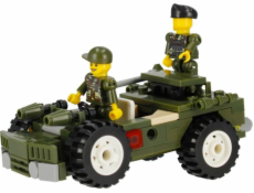 ALLEBLOX Klocki Militaria 3v1 vojenské vozidlo 180 prvků Alleblox AB3031