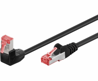 Goobay GOOBAY Patchcord S/FTP Kat. 6 Rovný / Úhlový 90 Če...