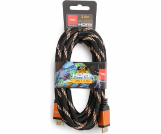 3m opletený kabel HDMI-HDMI