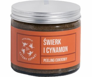 špačci Cukrový peeling Smrk a skořice 250 ml