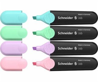 Schneider HIGHLIGHTER SCHNEIDER JOB 1-5MM 4 KS. PASTELOVÝ...