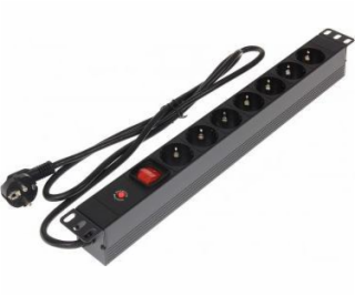 Delta Power strip 19 1U 7x Schuko (L19/7F)