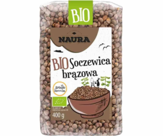 Naura Bio hnědá čočka 400 g