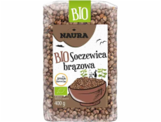 Naura Bio hnědá čočka 400 g