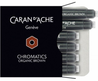 Caran d`Arche Chromatics hnědé inkoustové cartridge, 6 kusů