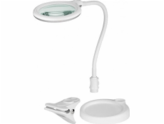 LED lupa se základnou/svorkou, 6W