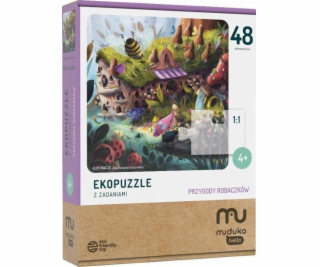 Ecopuzzle 48 dobrodružství červů MUDUKO