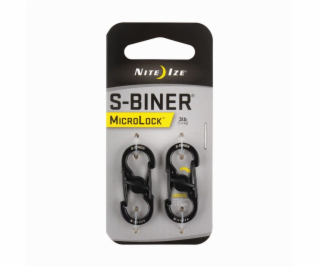 Nite Ize S-Biner MicroLock karabina z nerezové oceli čern...