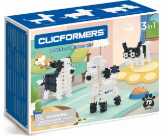 Clics Clicformers blokuje černobílé přátele 74 prvků