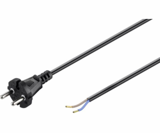 Goobay Propojovací kabel s b/u zástrčkou H03VVH2-F 2x0,75...