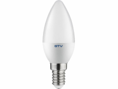 GTV LED SVĚTELNÝ ZDROJ, C30, SMD 2835, 4000K, E14, 3W, AC220-240V, ÚHEL VYSVĚTLENÍ 160 stupňů, 200 lm, 33 mA LD-SMNGC30B-30