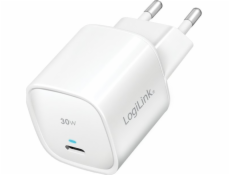 LogiLink USB Steckdosenadaptér 1 x USB-C-Port (PD),GaN,30W