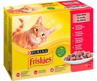 Friskies Mix meat - wet cat food - 12 x