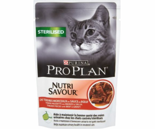 PURINA Pro Plan Cat Sterilised Beef - w