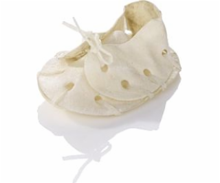 MACED Leather shoe White - dog chew - 7